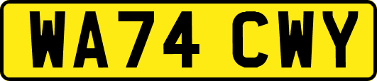 WA74CWY