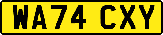 WA74CXY