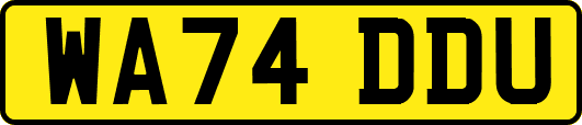 WA74DDU