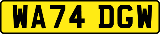 WA74DGW