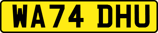 WA74DHU