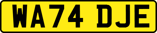 WA74DJE