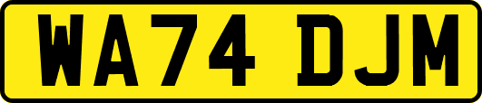 WA74DJM