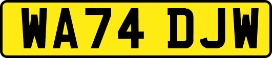 WA74DJW