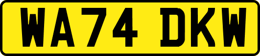 WA74DKW