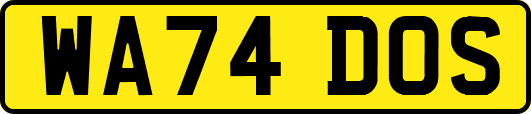 WA74DOS