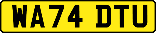 WA74DTU