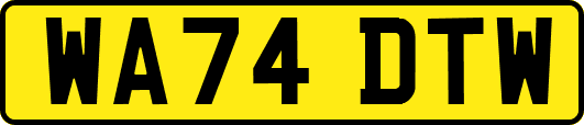 WA74DTW