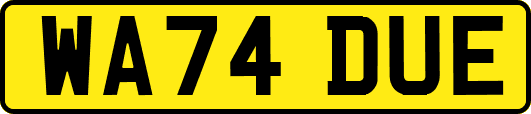 WA74DUE