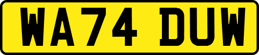 WA74DUW