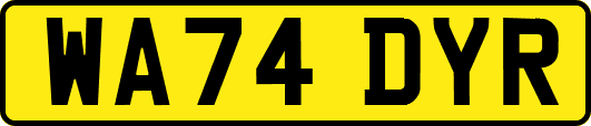 WA74DYR
