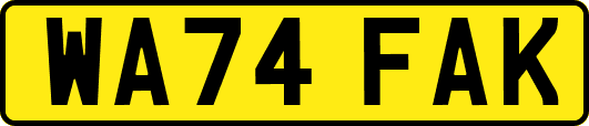 WA74FAK