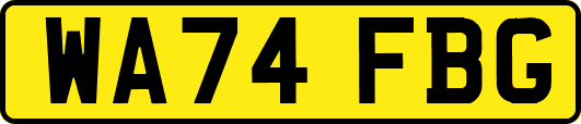WA74FBG