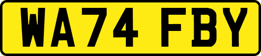 WA74FBY