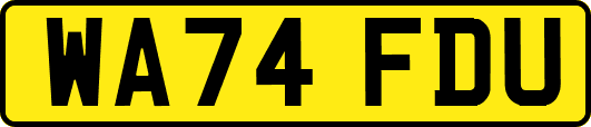WA74FDU