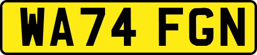 WA74FGN