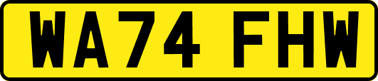 WA74FHW