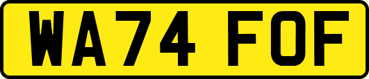 WA74FOF