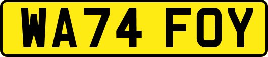 WA74FOY