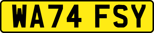 WA74FSY