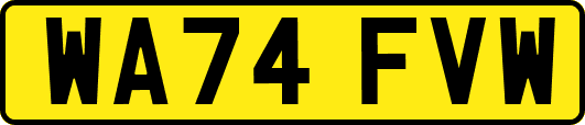 WA74FVW