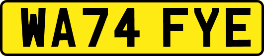 WA74FYE