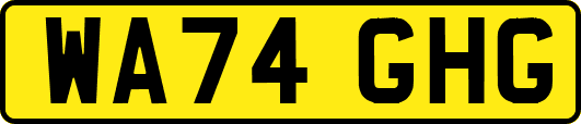 WA74GHG