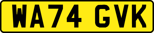 WA74GVK