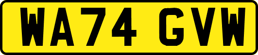 WA74GVW