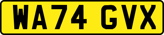 WA74GVX