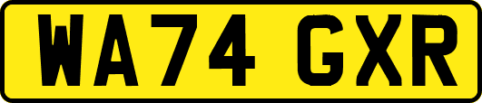 WA74GXR