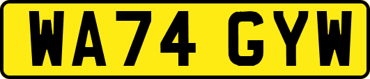 WA74GYW