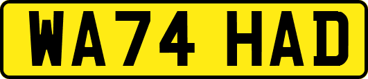 WA74HAD