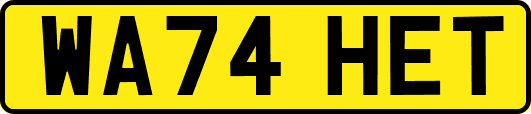 WA74HET