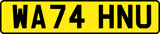 WA74HNU