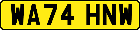 WA74HNW