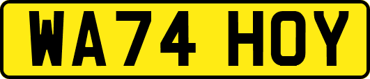 WA74HOY