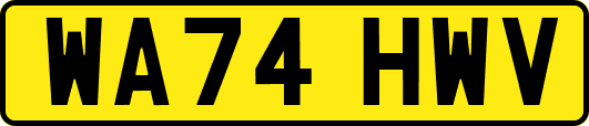 WA74HWV