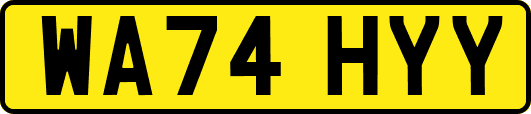 WA74HYY