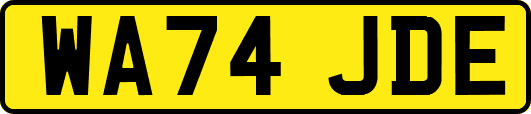 WA74JDE