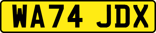 WA74JDX