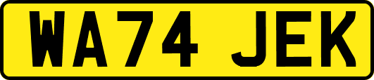 WA74JEK