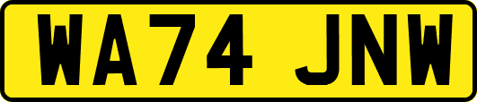 WA74JNW