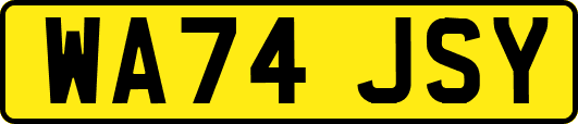WA74JSY