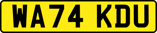 WA74KDU