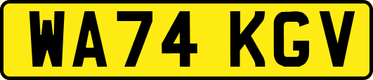 WA74KGV