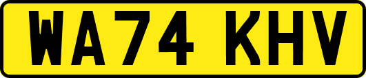 WA74KHV