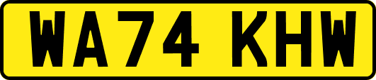 WA74KHW