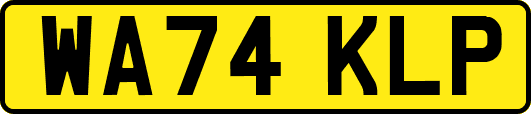 WA74KLP