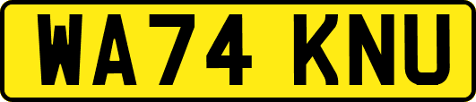 WA74KNU
